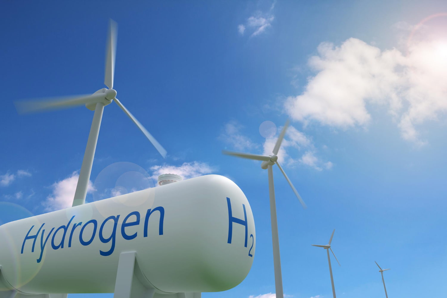 Producción de hidrógeno verde en una planta de energía renovable